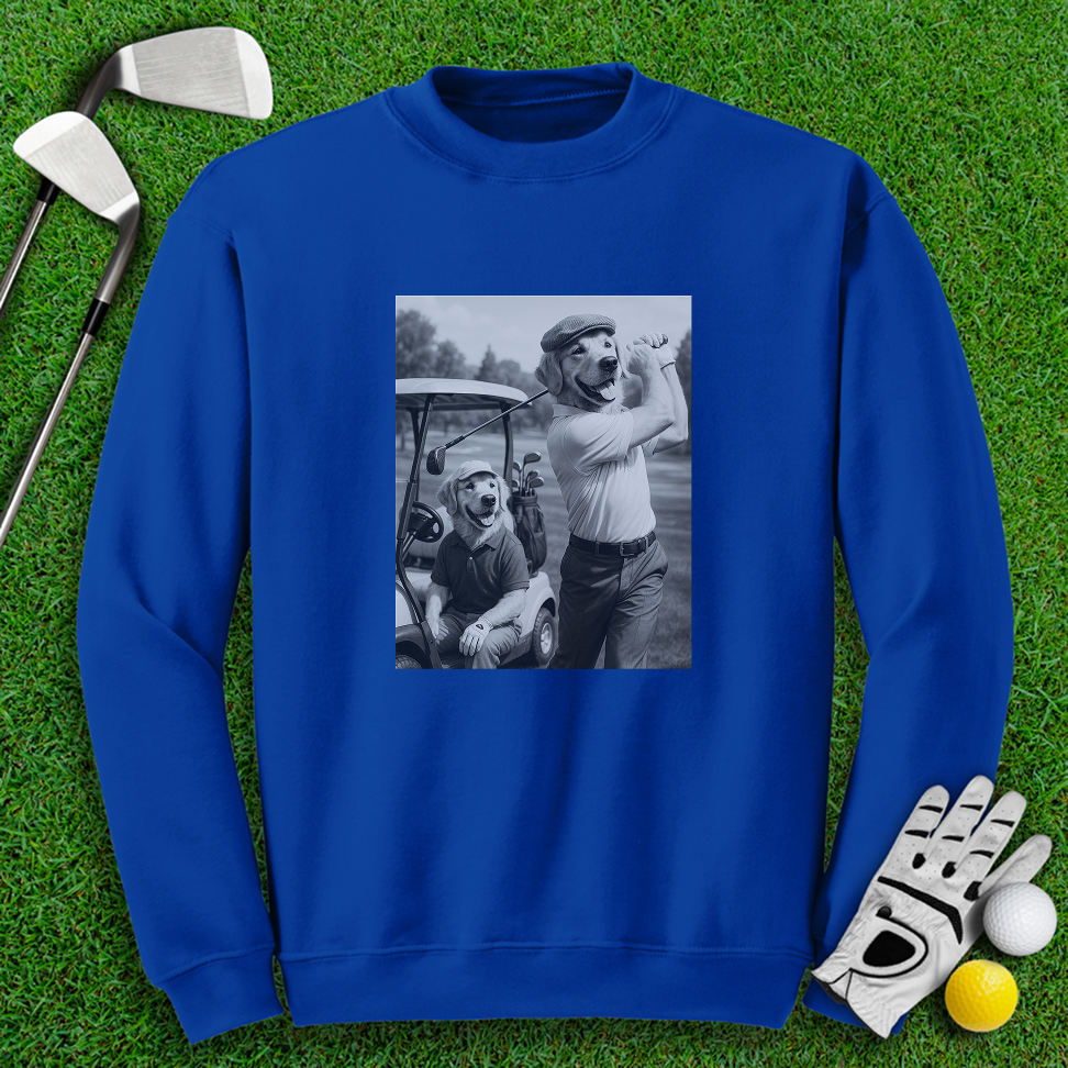 Golden Retriever Golfers Crewneck
