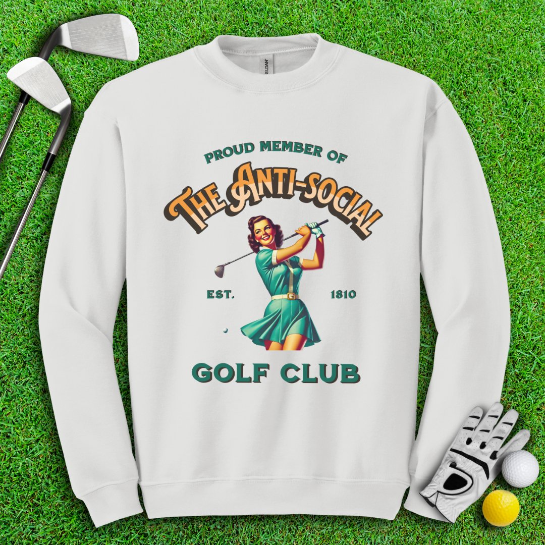Anti - Social Club Crewneck - TeeHee Golf Gear