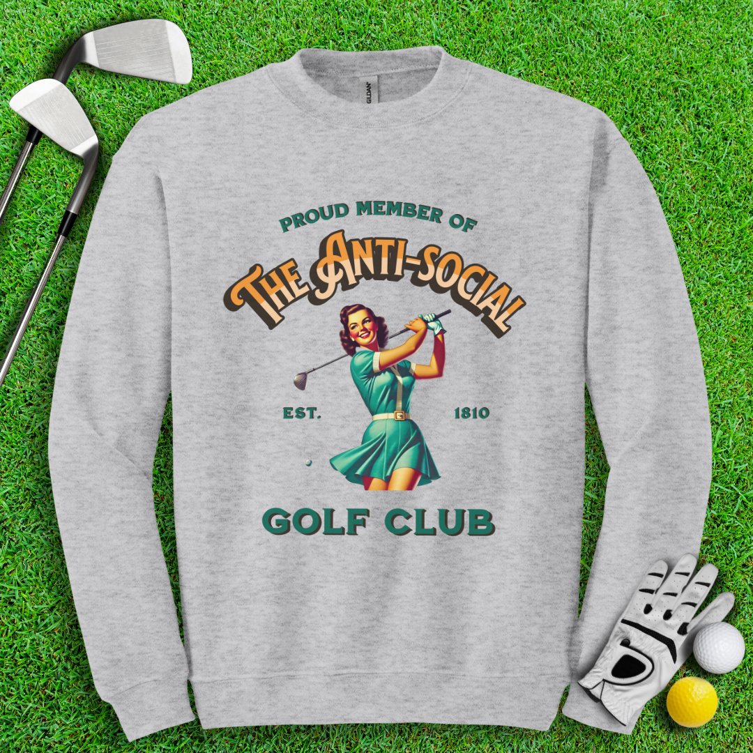 Anti - Social Club Crewneck - TeeHee Golf Gear