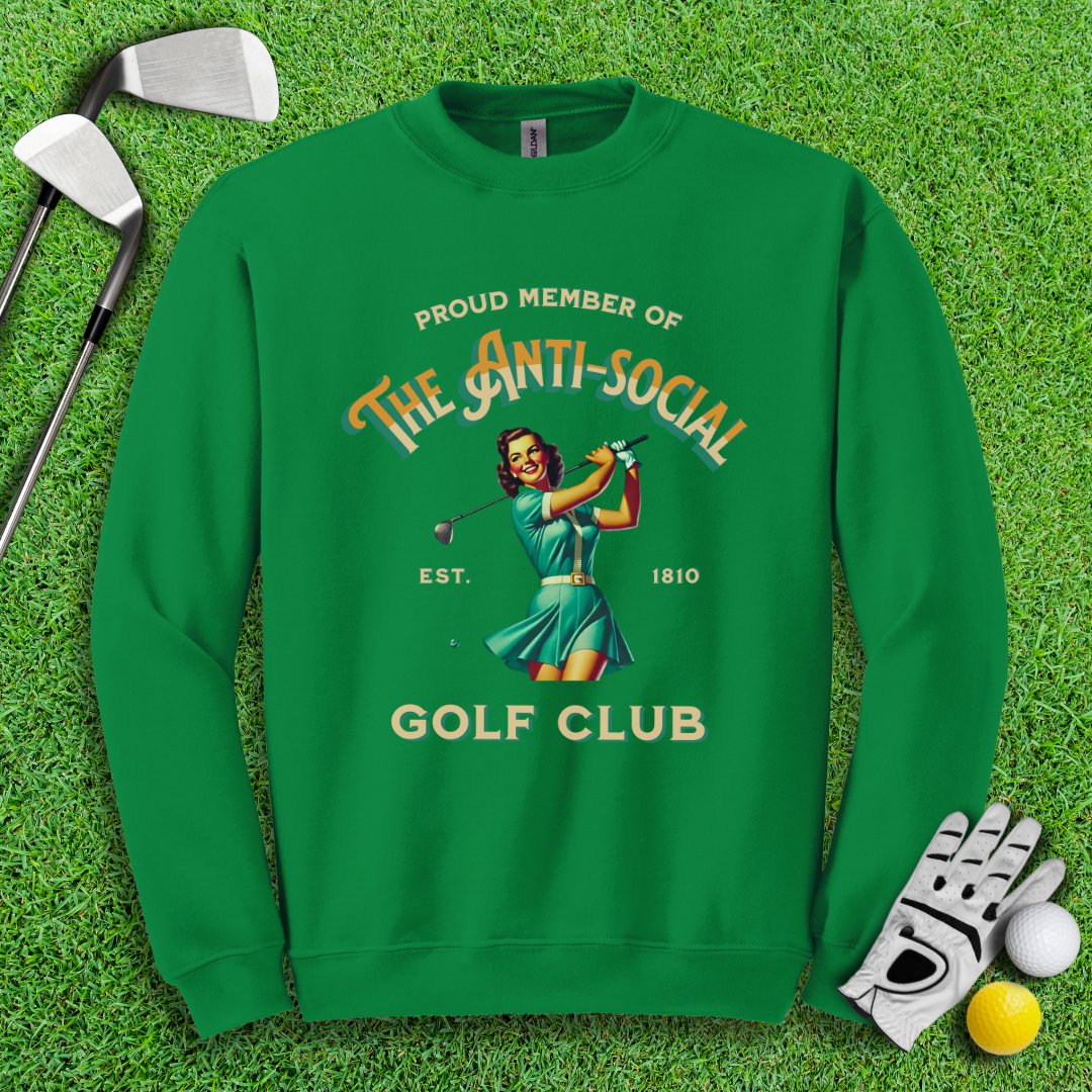 Anti - Social Club Crewneck - TeeHee Golf Gear