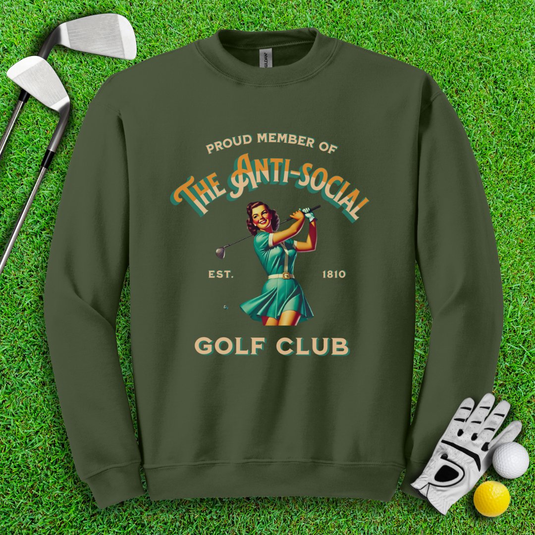 Anti - Social Club Crewneck - TeeHee Golf Gear
