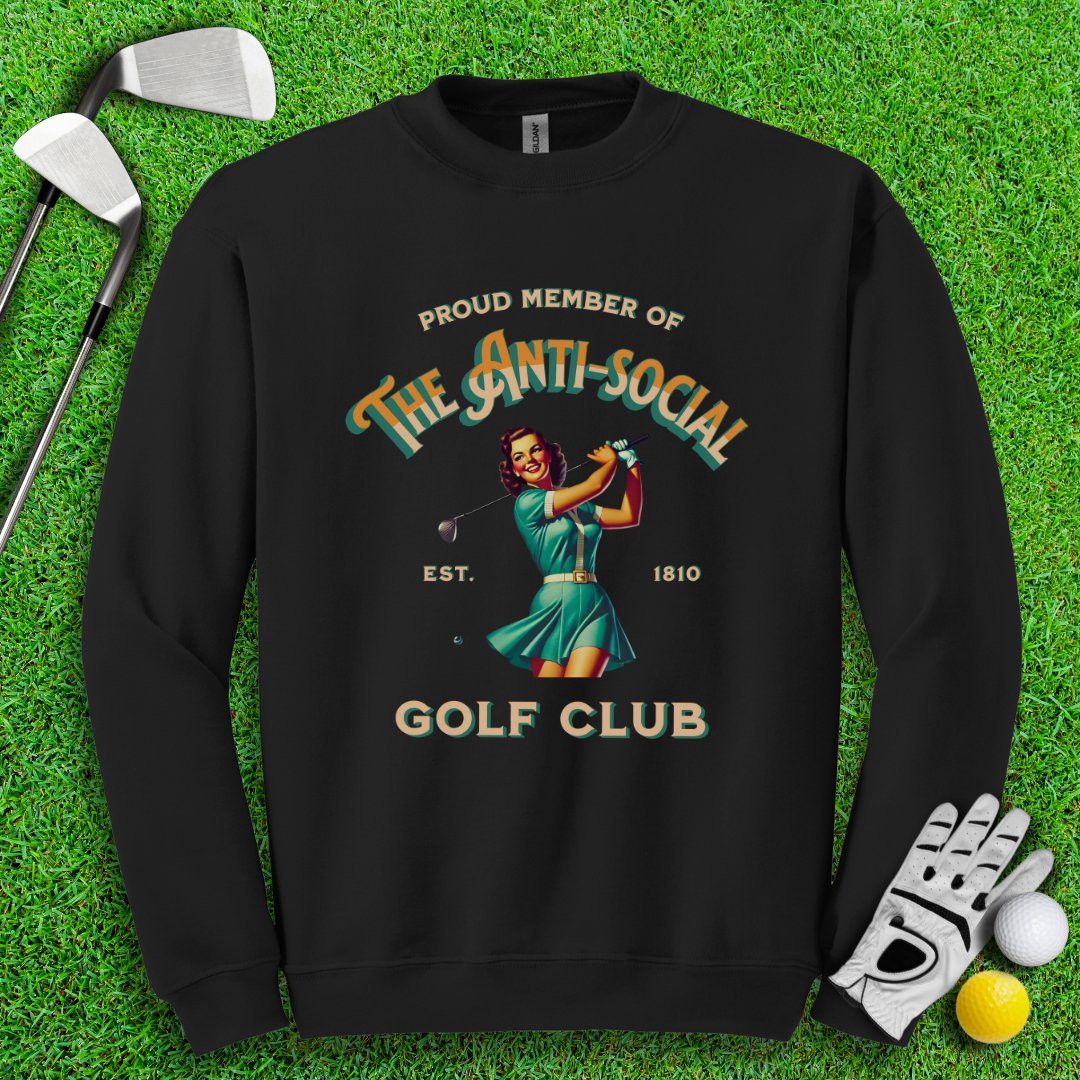 Anti - Social Club Crewneck - TeeHee Golf Gear