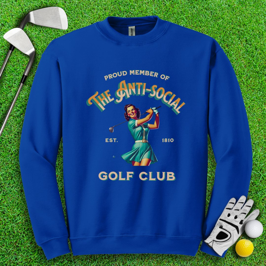 Anti - Social Club Crewneck - TeeHee Golf Gear