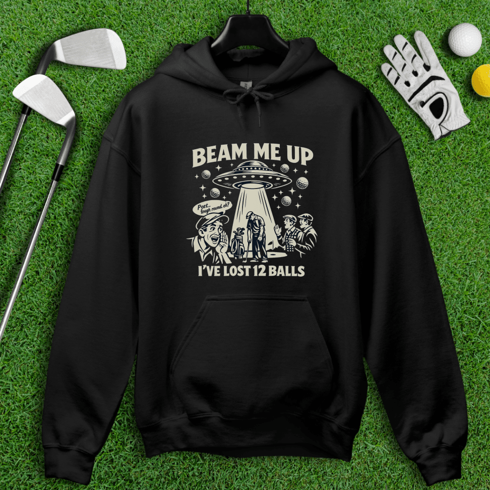 Beam Me Up UFO Golf Hoodie - TeeHee Golf Gear