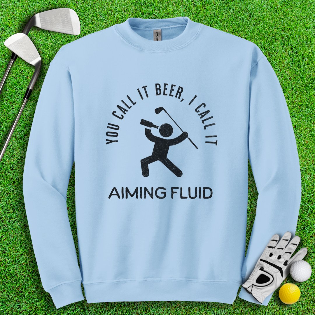 Beer AKA Aiming Fluid Crewneck - TeeHee Golf Gear