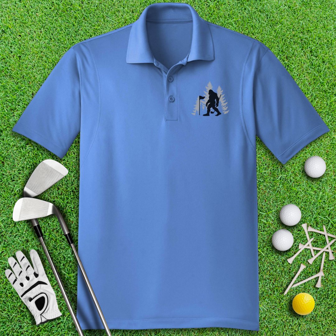 Bigfoot Golfer Polo Shirt - TeeHee Golf Gear
