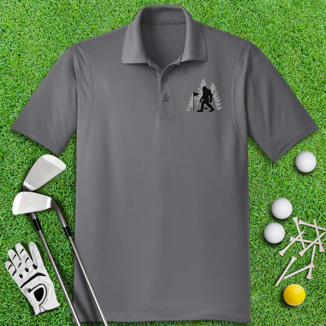 Bigfoot Golfer Polo Shirt - TeeHee Golf Gear