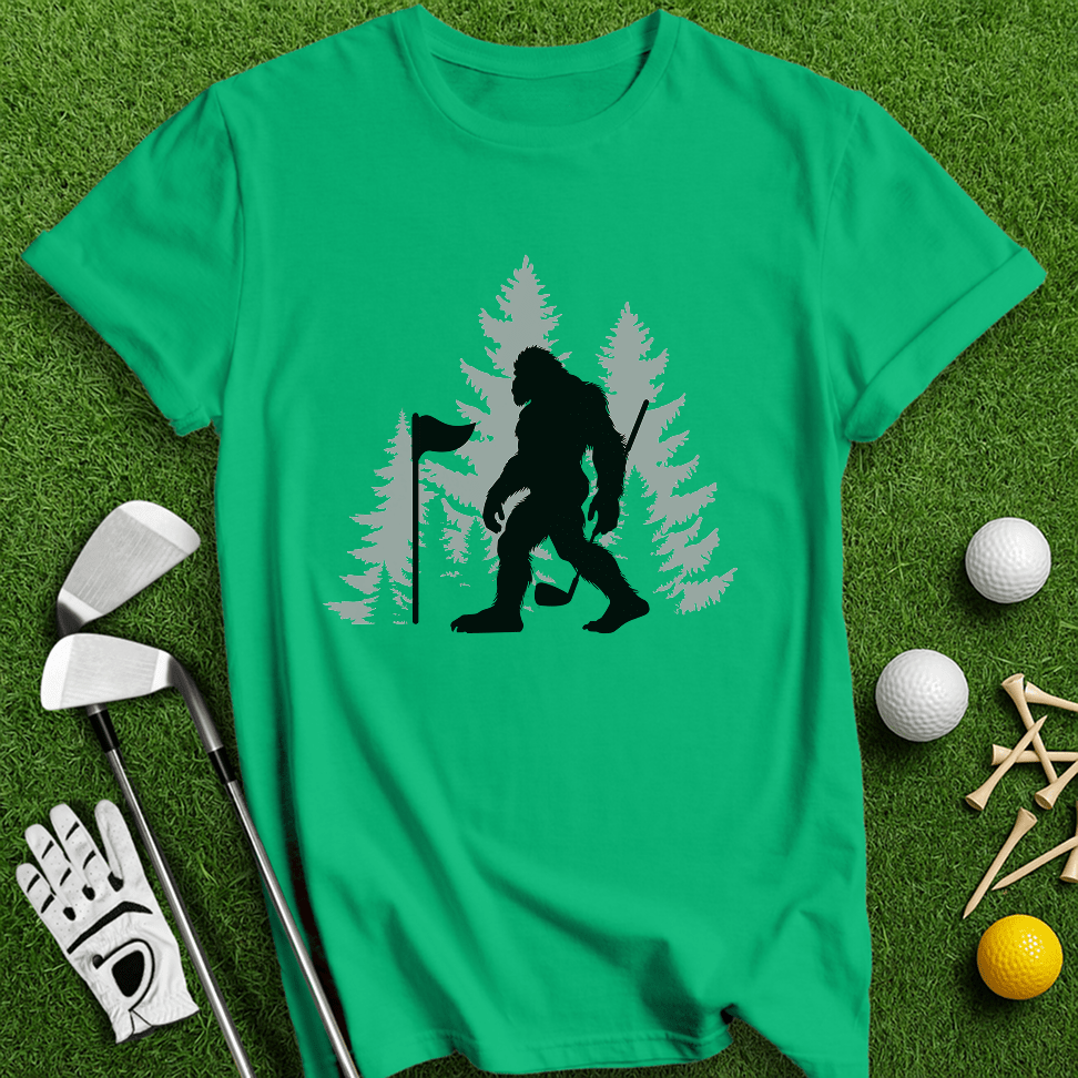 Bigfoot Golfer T-Shirt - TeeHee Golf Gear