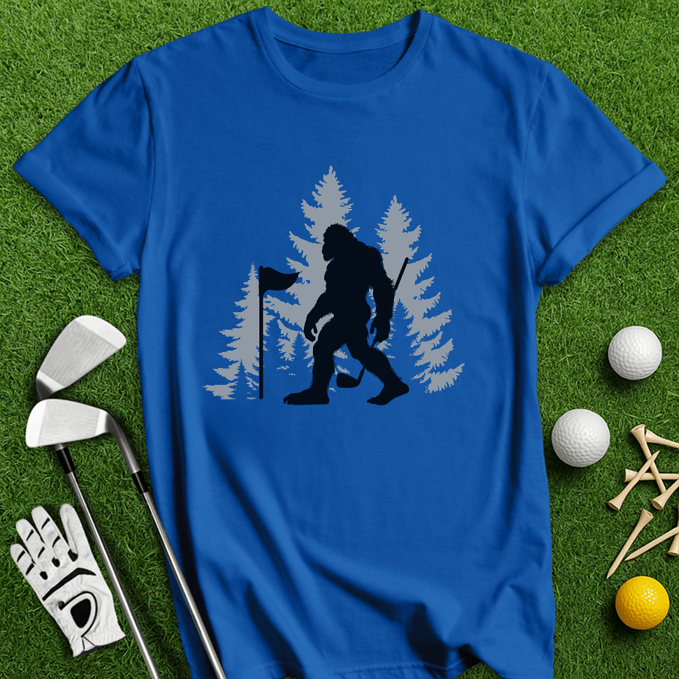 Bigfoot Golfer T-Shirt - TeeHee Golf Gear