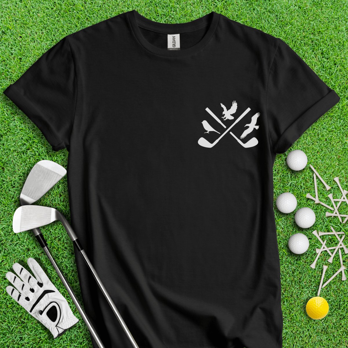 Birdie, Eagle & Albatross Icon Funny Golf T - Shirt - TeeHee Golf Gear