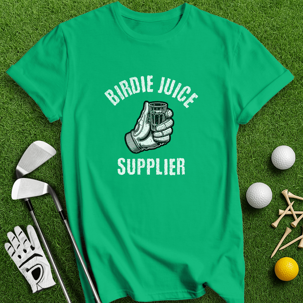 Birdie Juice Supplier T-Shirt - TeeHee Golf Gear