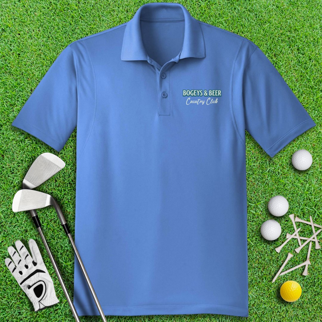 Bogeys & Beer Club Polo Shirt - TeeHee Golf Gear