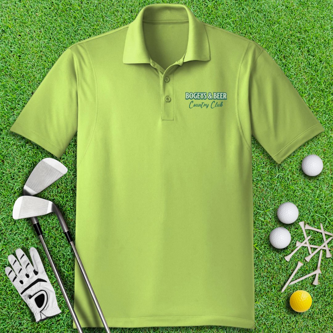 Bogeys & Beer Club Polo Shirt - TeeHee Golf Gear