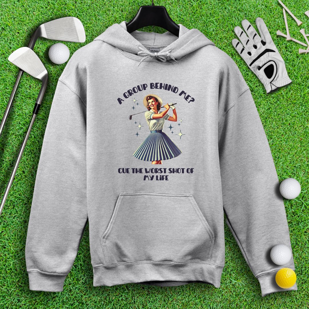 Can't Golf When Group Behind Me Hoodie - TeeHee Golf Gear