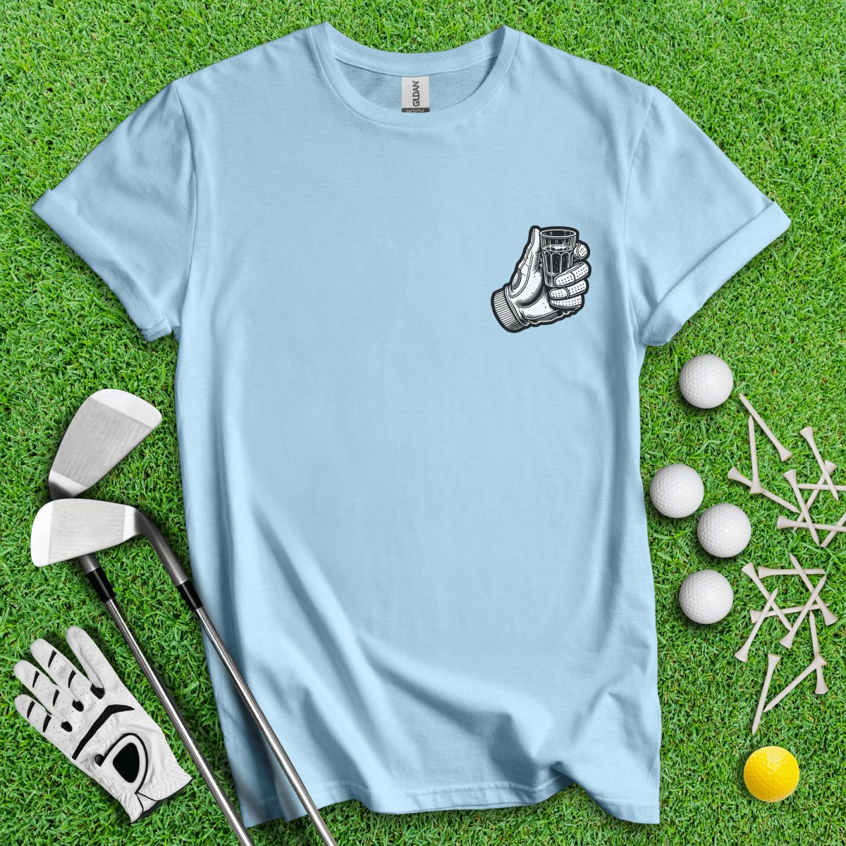 Cheers For Birdie Juice T - Shirt - TeeHee Golf Gear