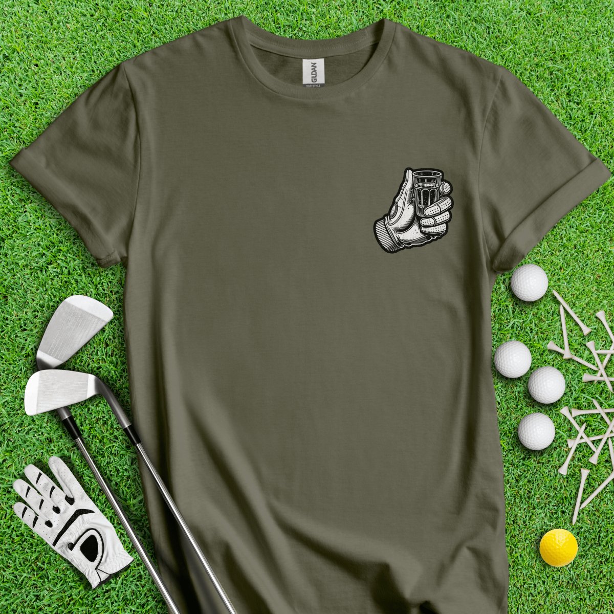 Cheers For Birdie Juice T - Shirt - TeeHee Golf Gear