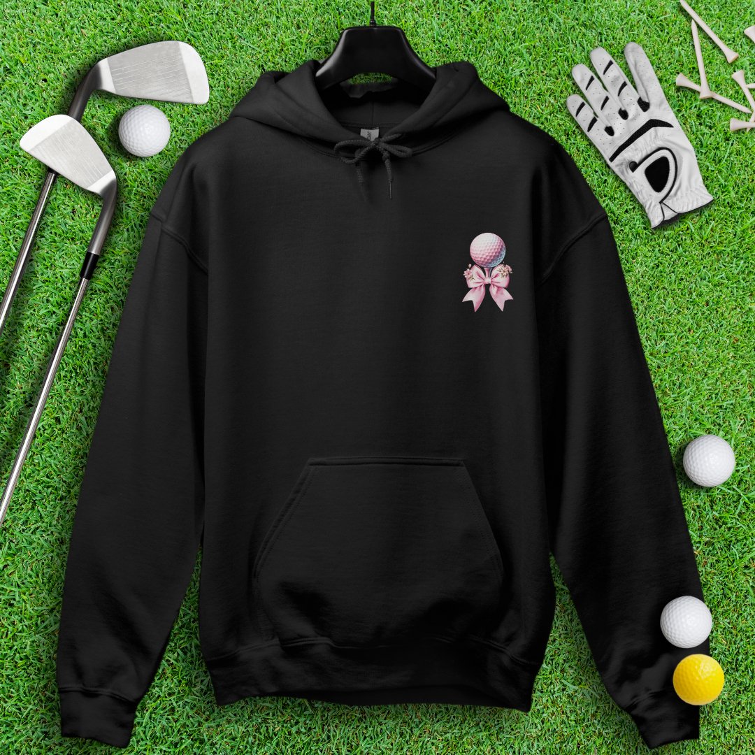 Cute Coquette Floral Golf Hoodie - TeeHee Golf Gear