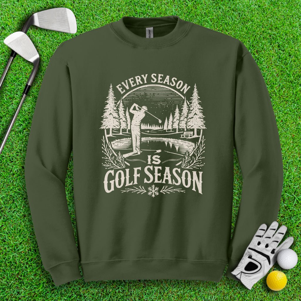 Every Season Is Golf Season Crewneck - TeeHee Golf Gear