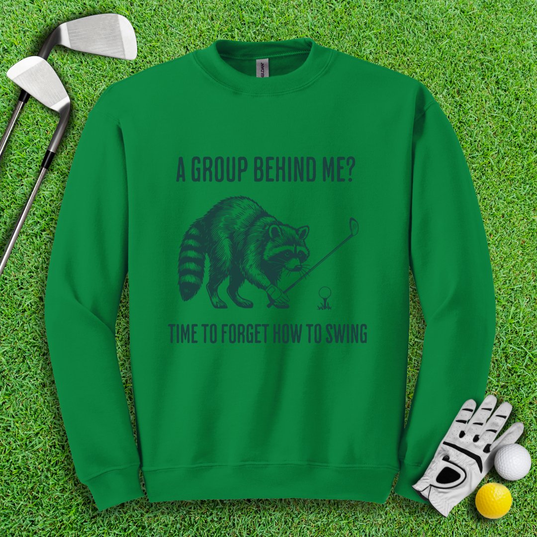 Forget How to Swing Raccoon Crewneck - TeeHee Golf Gear