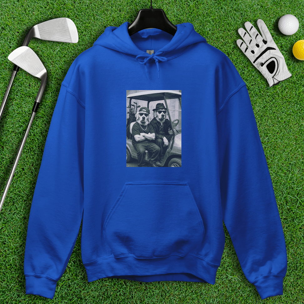 Golden Retriever Gangster Golfer Hoodie - TeeHee Golf Gear