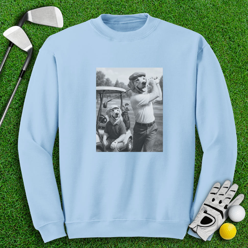 Golden Retriever Golfers Crewneck - TeeHee Golf Gear