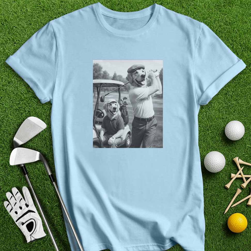Golden Retriever Golfers T-shirt - TeeHee Golf Gear