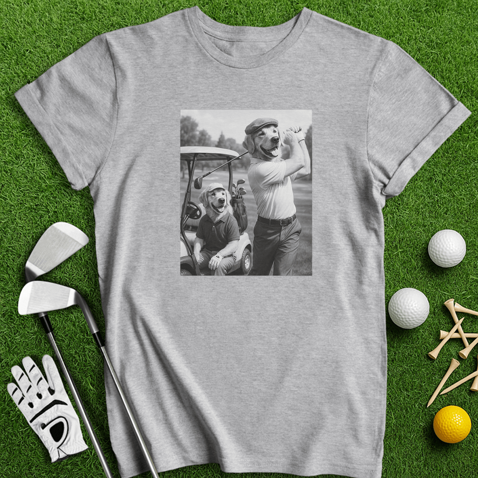 Golden Retriever Golfers T-shirt - TeeHee Golf Gear