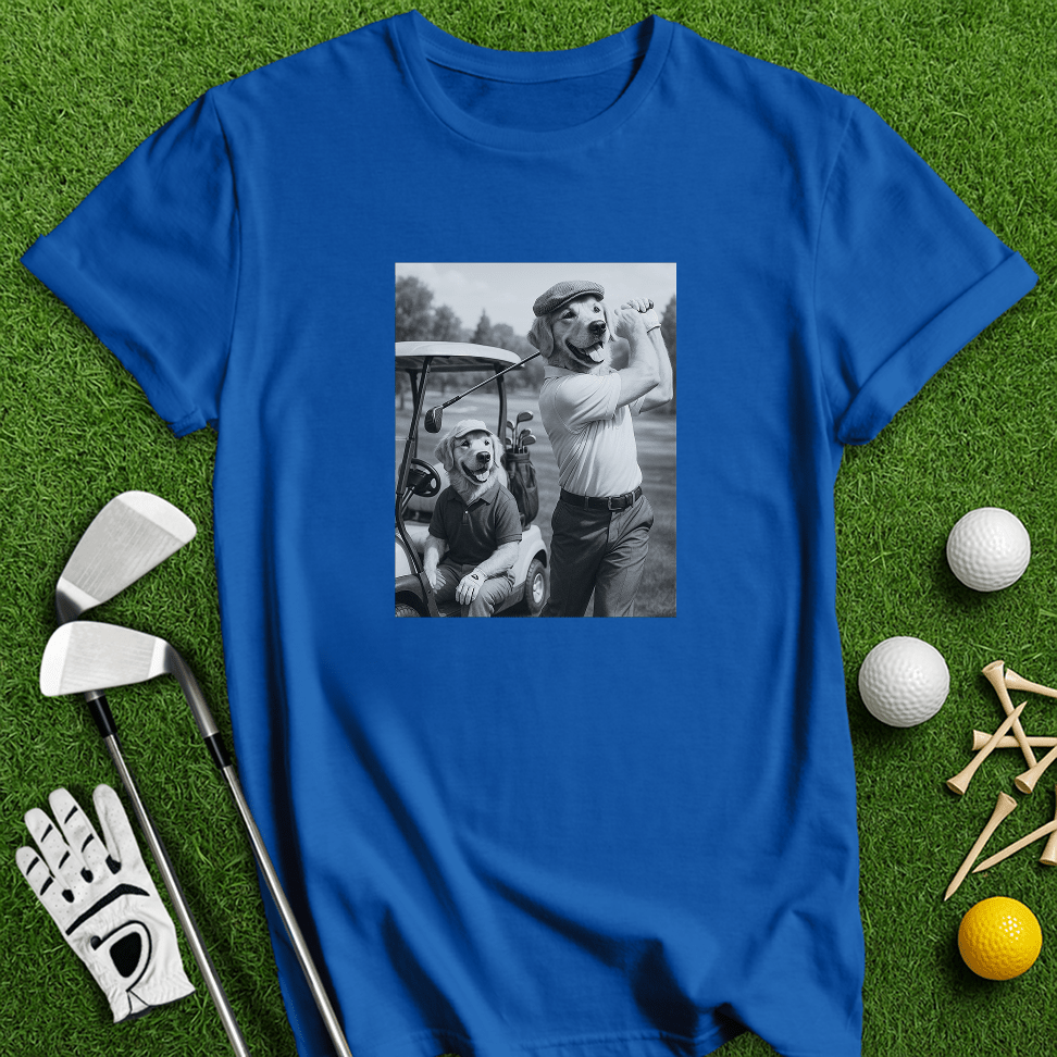 Golden Retriever Golfers T-shirt - TeeHee Golf Gear