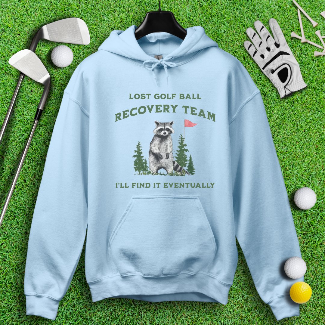 Golf Ball Recovery Team Raccoon Hoodie - TeeHee Golf Gear