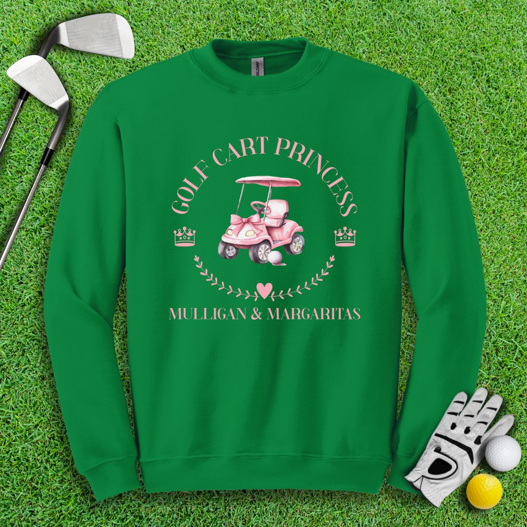 Golf Cart Princess Crewneck - TeeHee Golf Gear