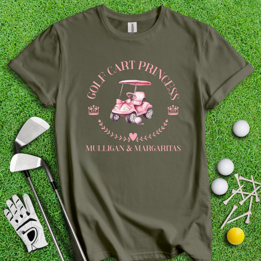 Golf Cart Princess T-Shirt - TeeHee Golf Gear