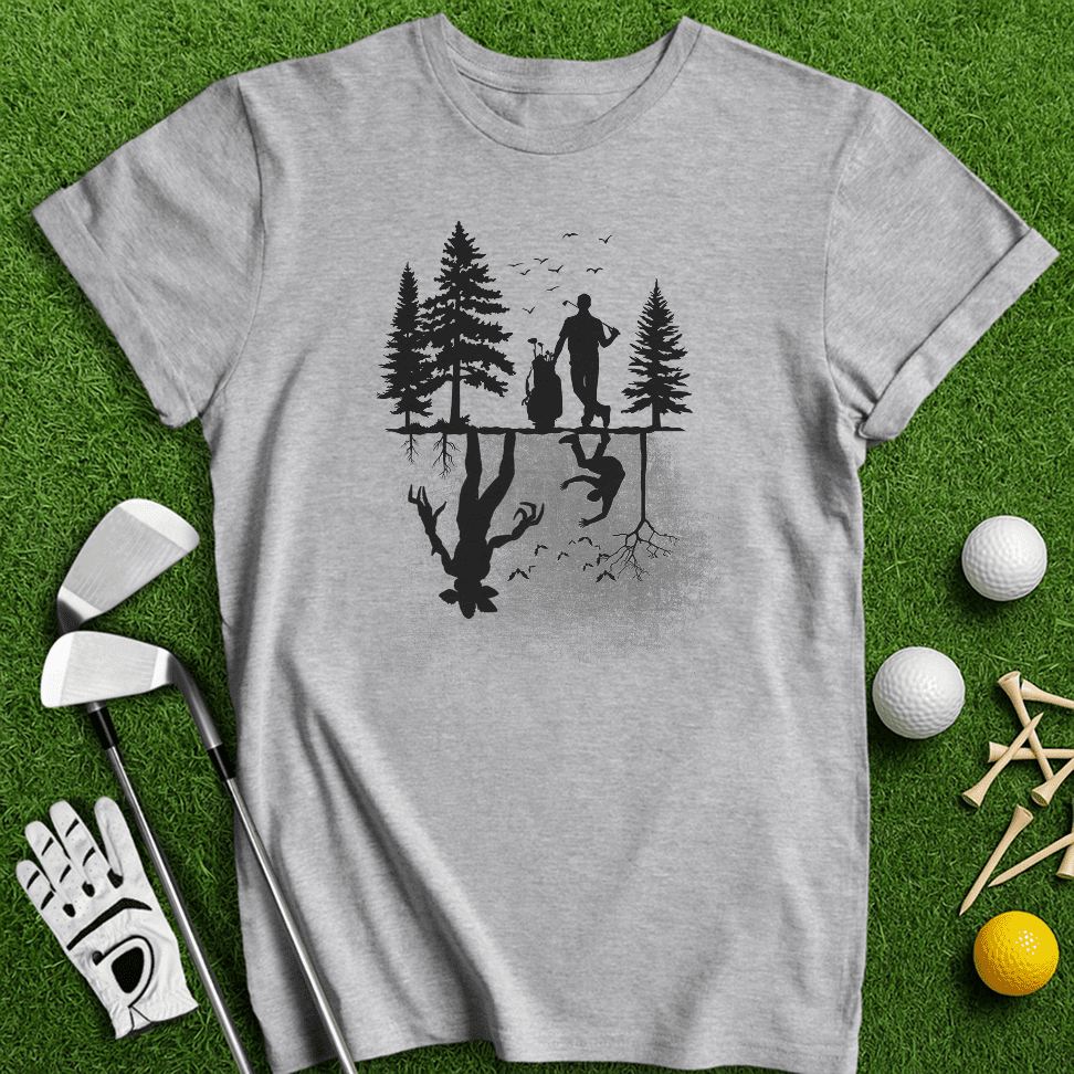 Golf In The Upside Down T-Shirt - TeeHee Golf Gear
