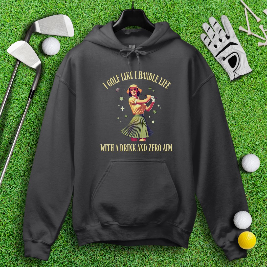 Golf Like Handle Life Retro Hoodie - TeeHee Golf Gear