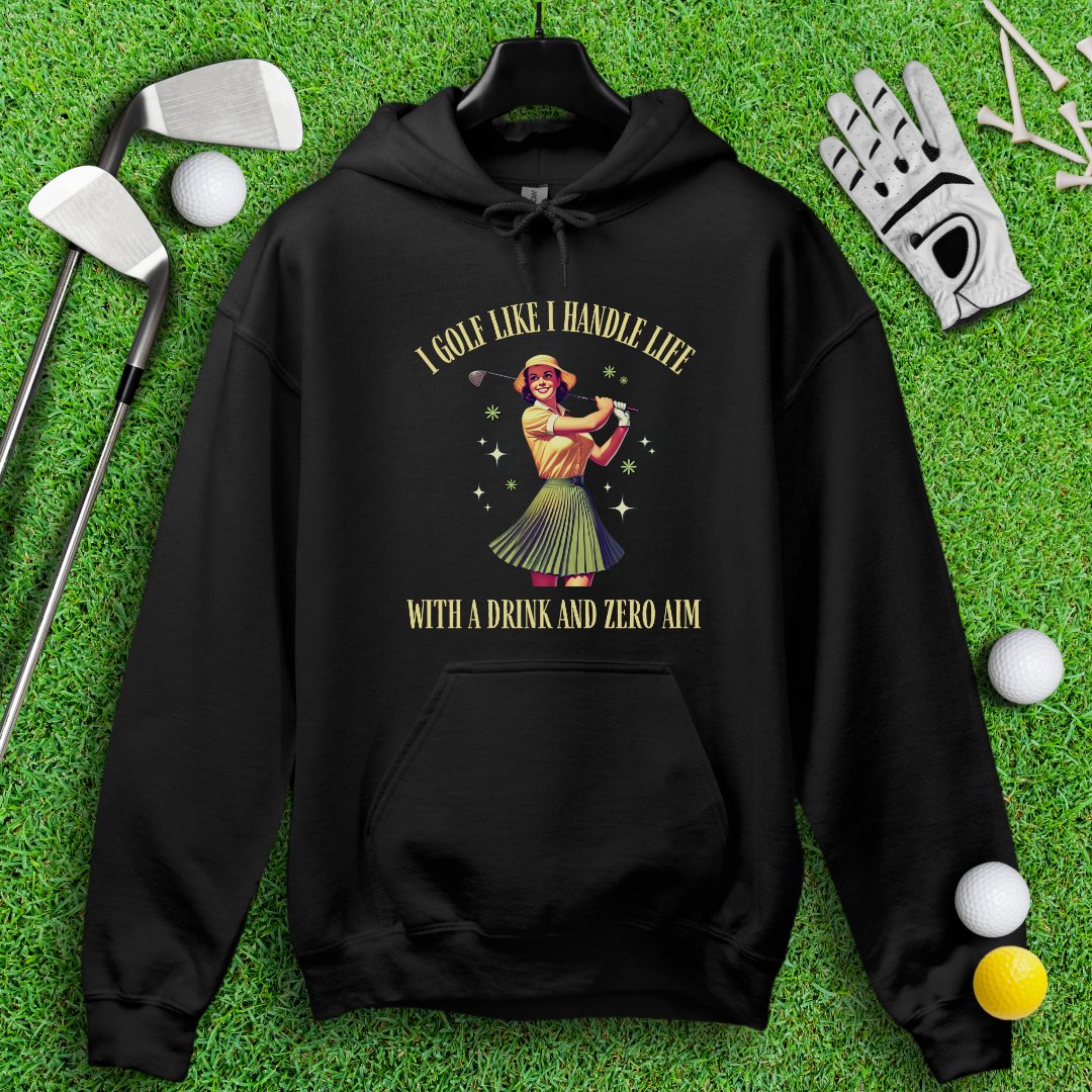 Golf Like Handle Life Retro Hoodie - TeeHee Golf Gear