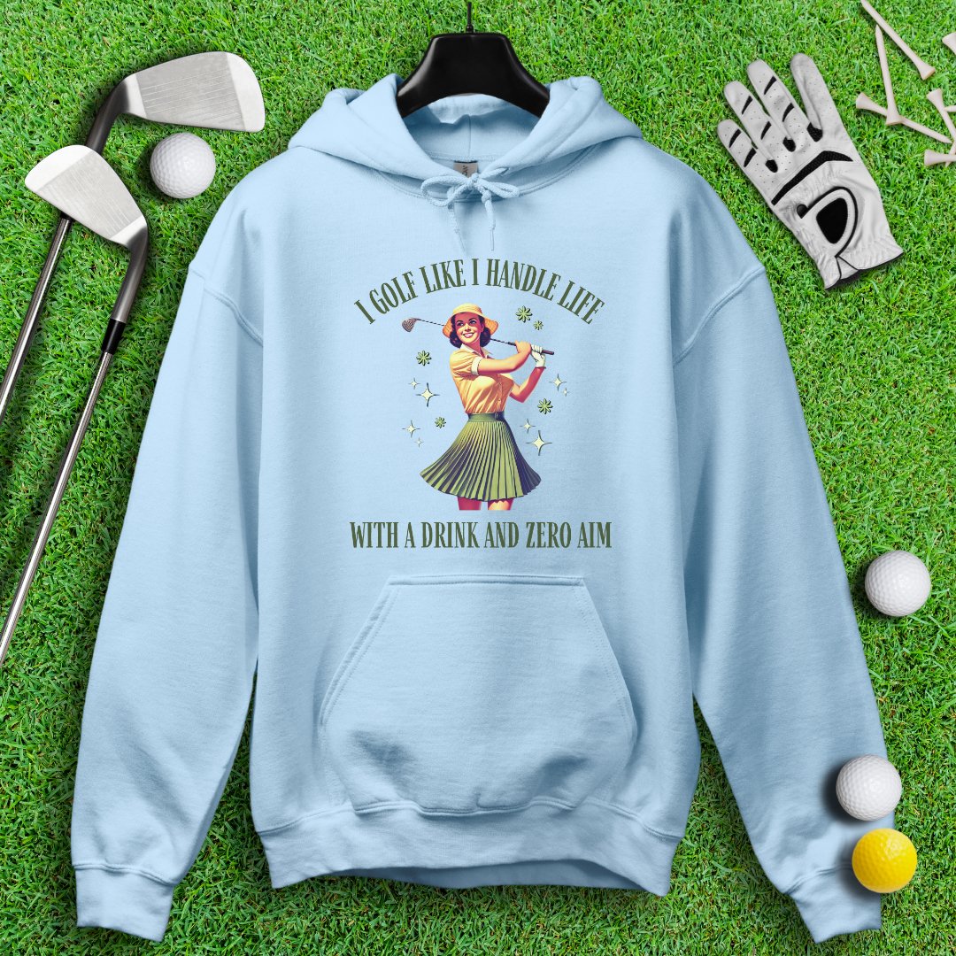 Golf Like Handle Life Retro Hoodie - TeeHee Golf Gear