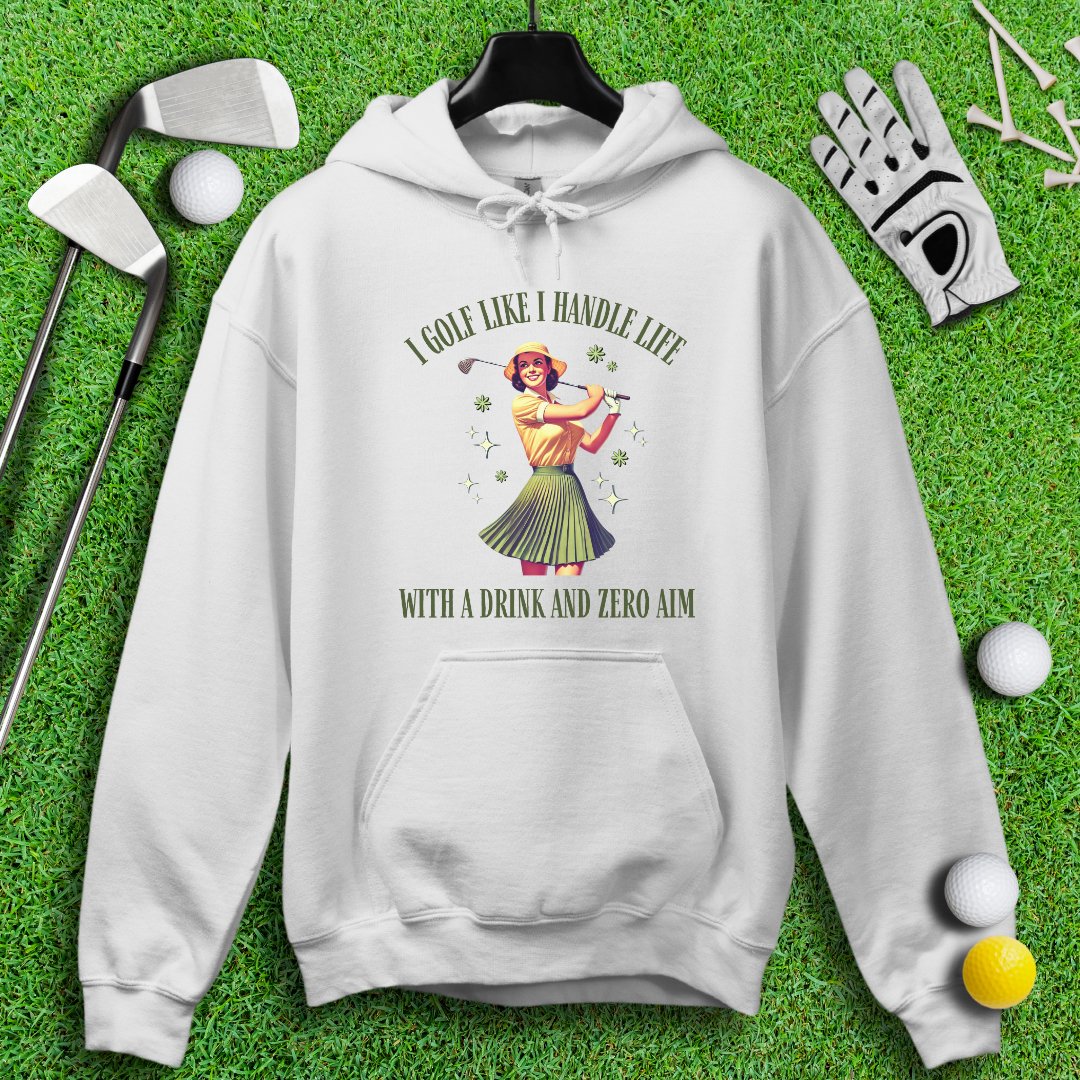 Golf Like Handle Life Retro Hoodie - TeeHee Golf Gear