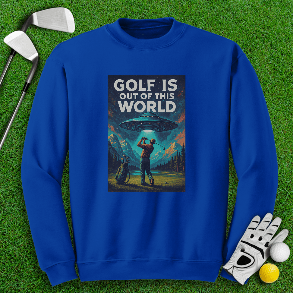 Golf Out Of World Crewneck - TeeHee Golf Gear