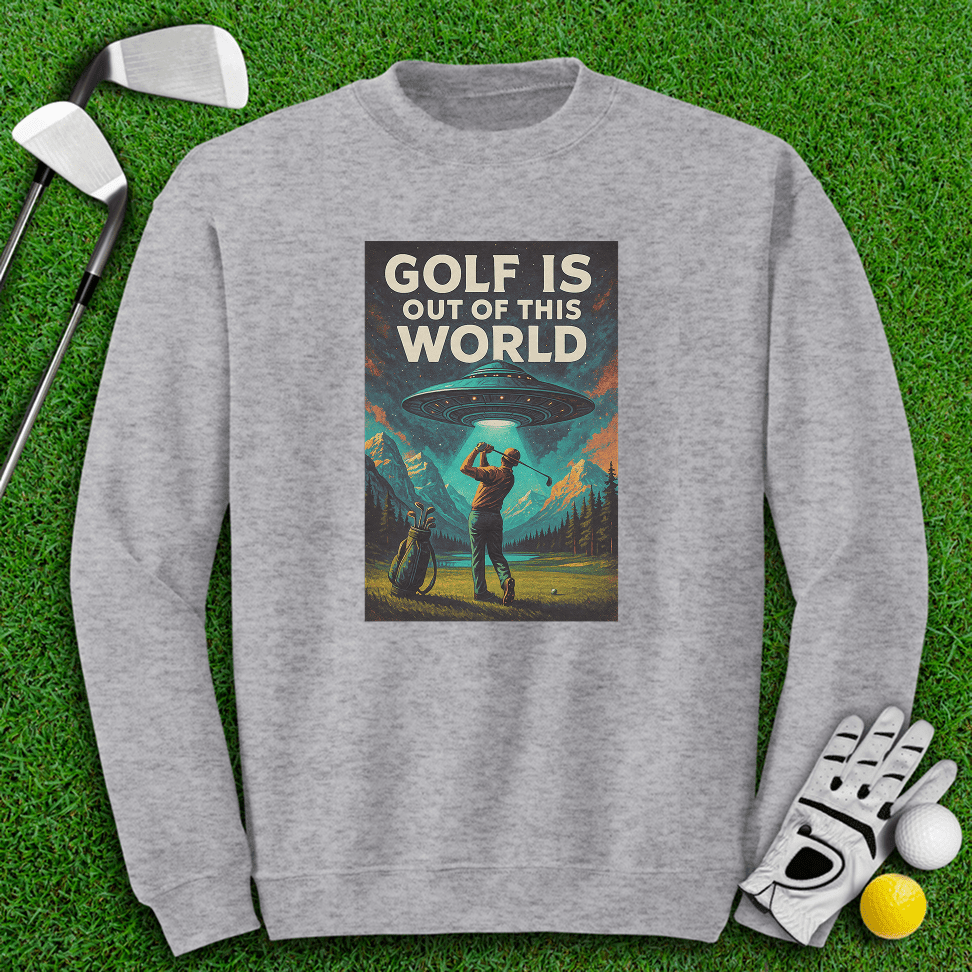 Golf Out Of World Crewneck - TeeHee Golf Gear
