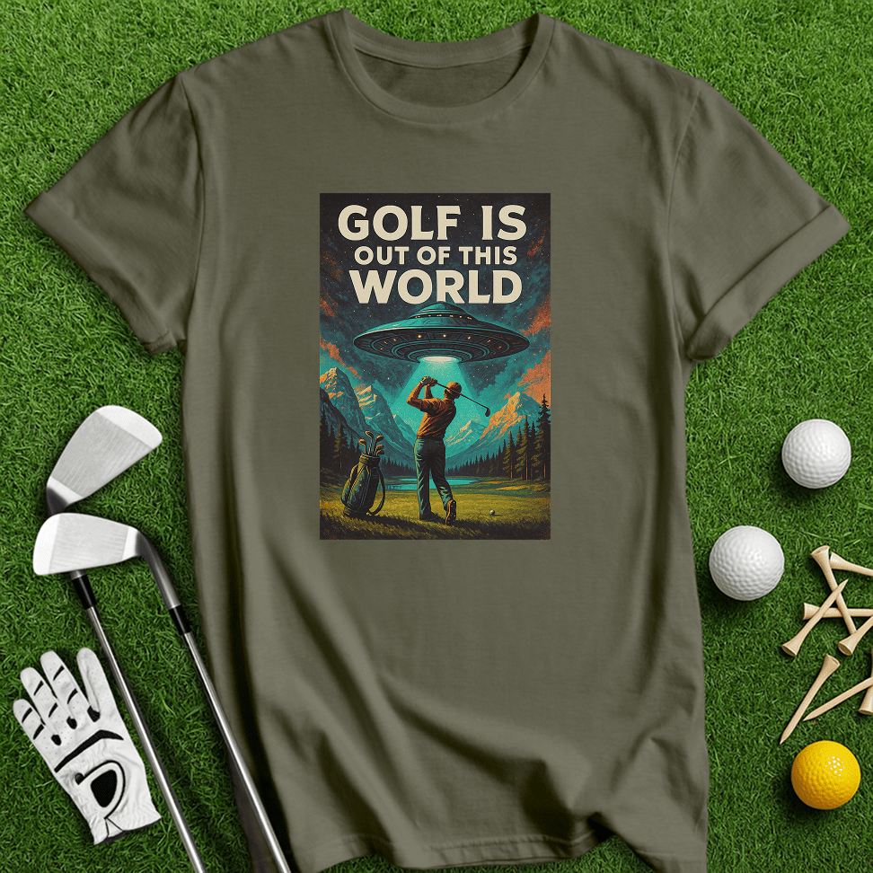 Golf Out Of World T-shirt - TeeHee Golf Gear
