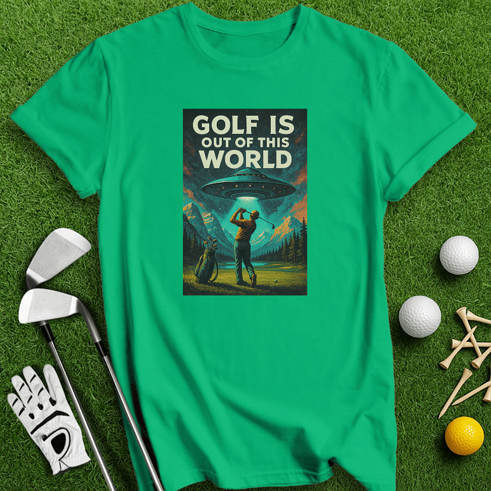 Golf Out Of World T-shirt - TeeHee Golf Gear