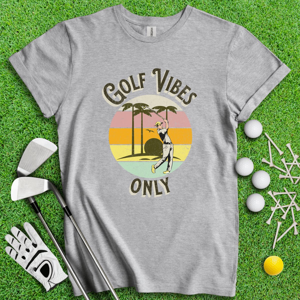 Golf Vibes Only T - Shirt - TeeHee Golf Gear