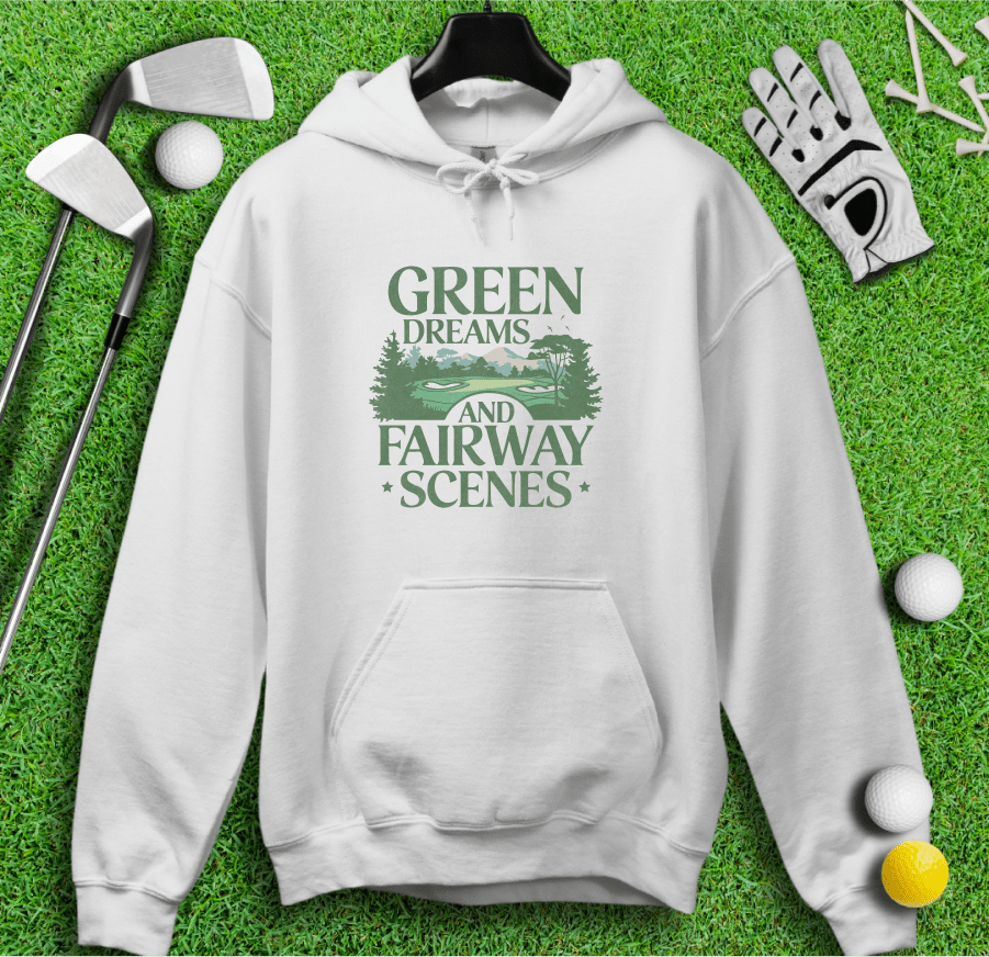 Green Dreams Retro Hoodie - TeeHee Golf Gear