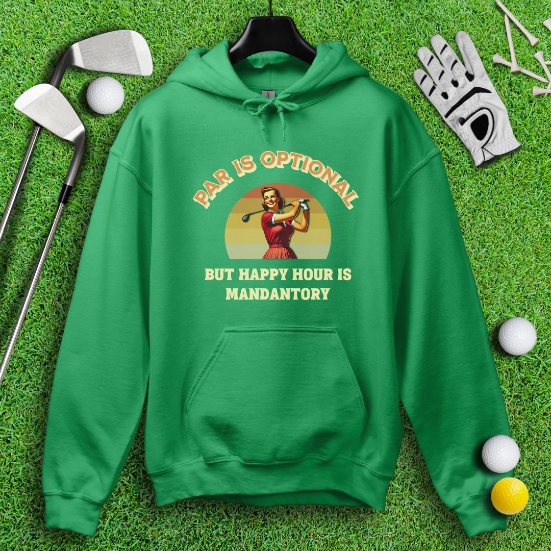 Happy Hour is Mandatory Hoodie - TeeHee Golf Gear