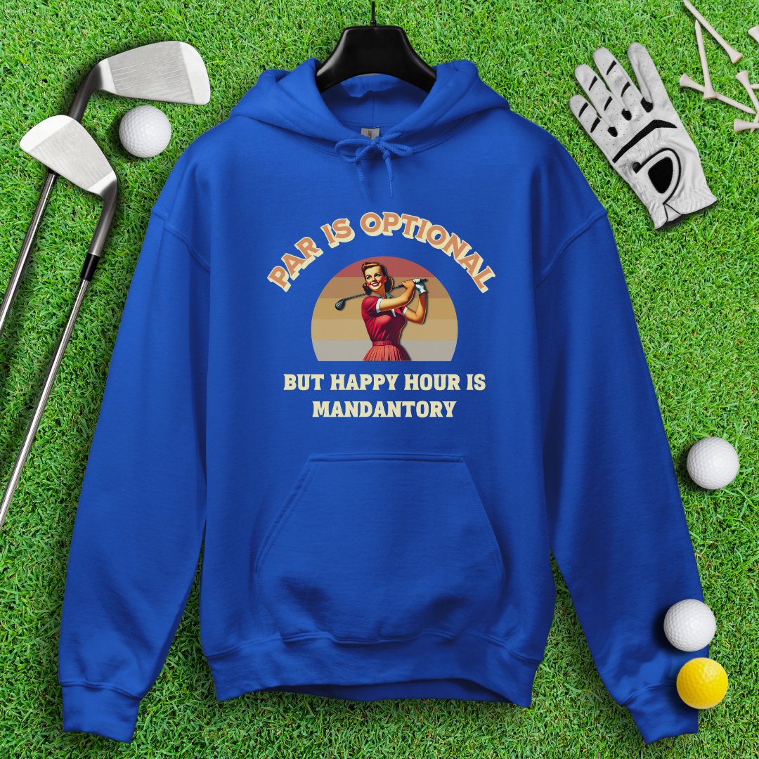 Happy Hour is Mandatory Hoodie - TeeHee Golf Gear