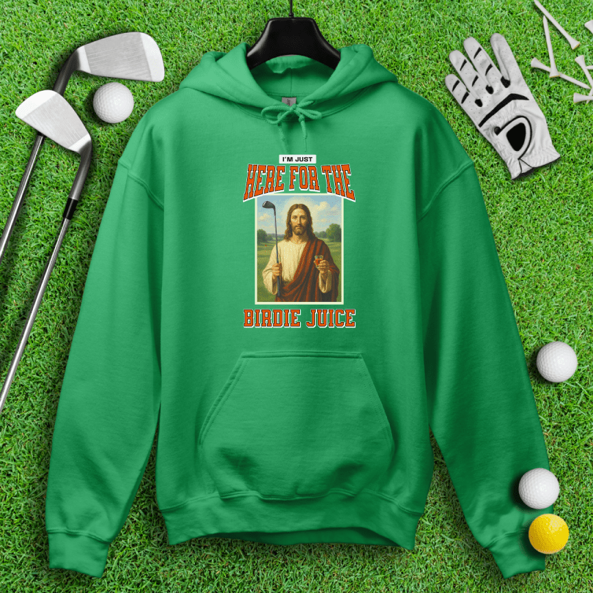 Here For The Birdie Juice Hoodie - TeeHee Golf Gear