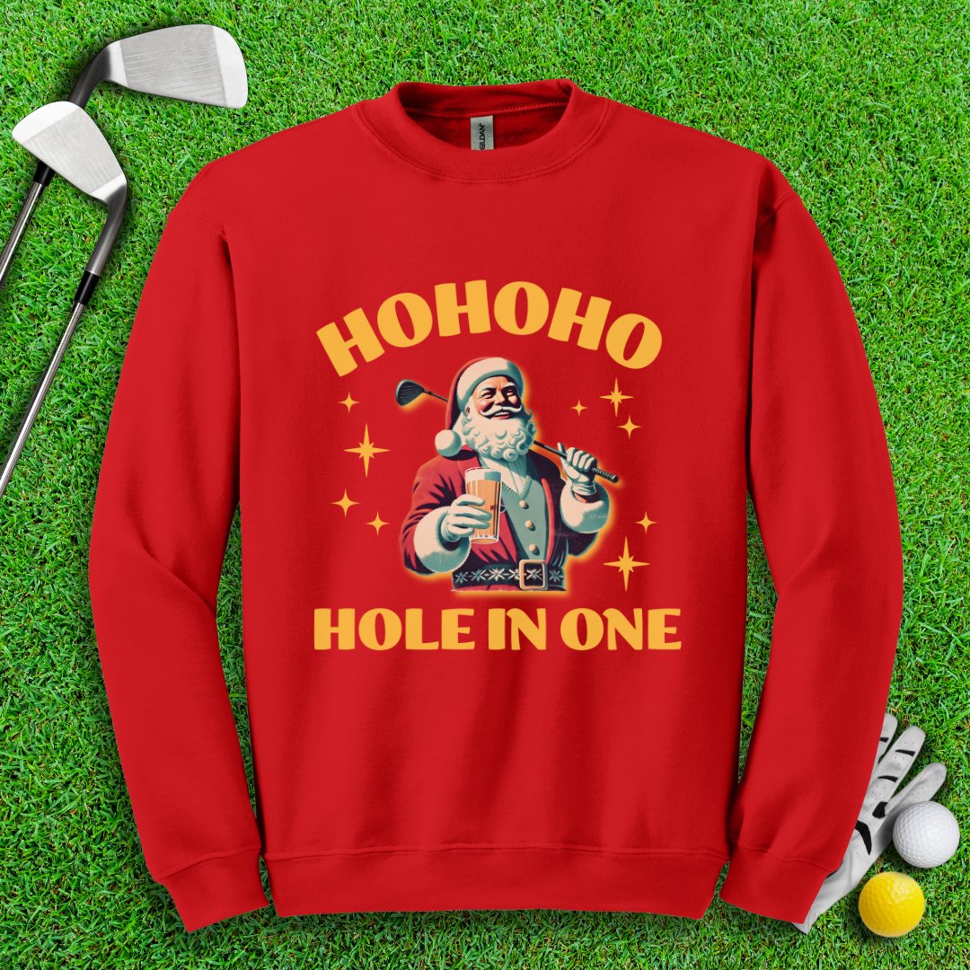 Hohoho Hole - In - One Crewneck - TeeHee Golf Gear