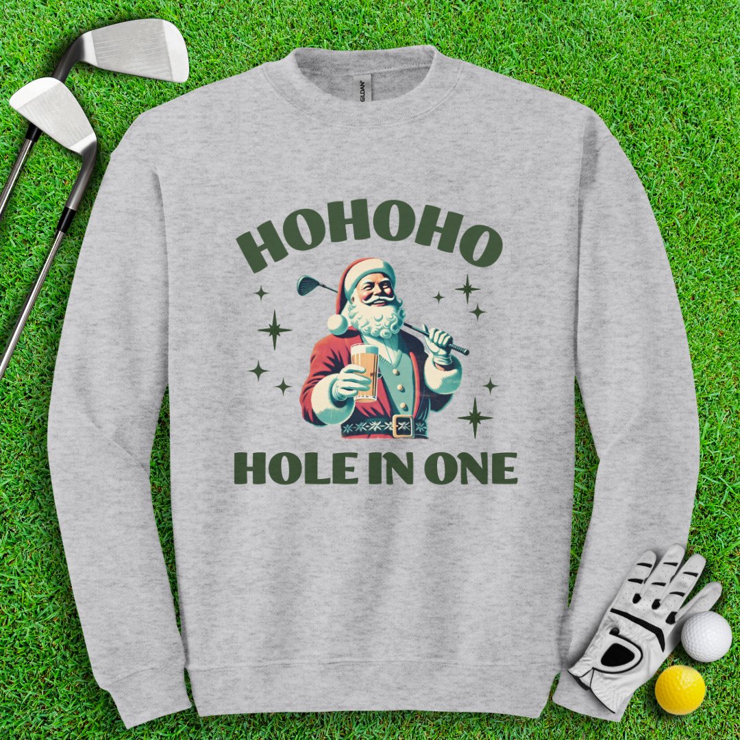 Hohoho Hole - In - One Crewneck - TeeHee Golf Gear