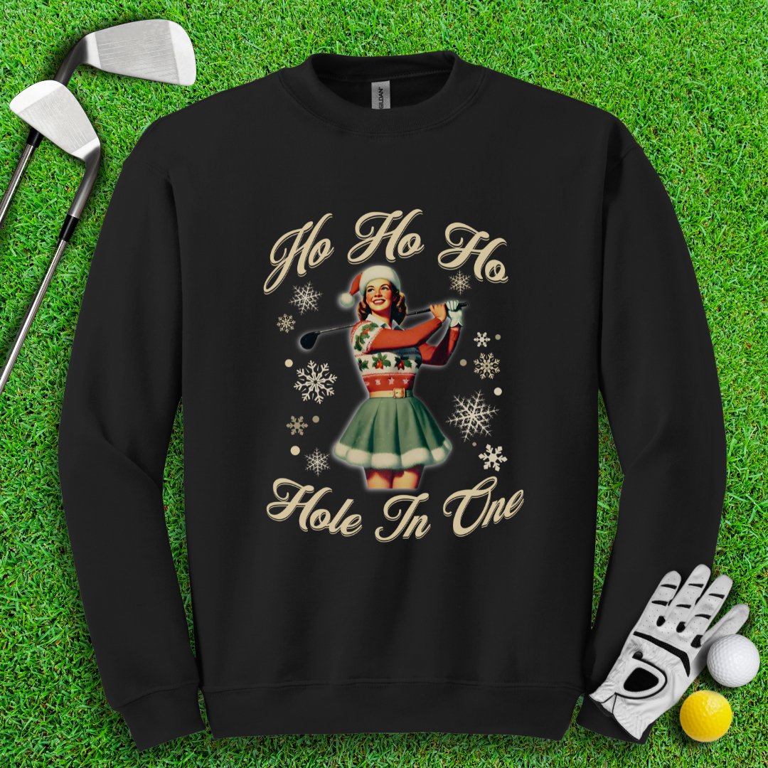 Hohoho Hole - In - One Crewneck - TeeHee Golf Gear