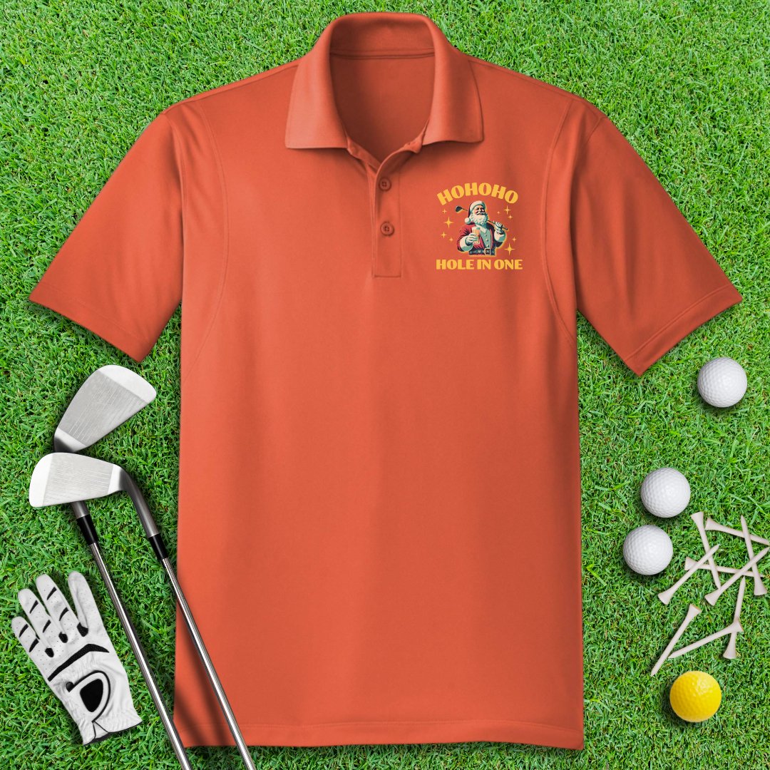 Hohoho Hole - In - One Polo Shirt - TeeHee Golf Gear