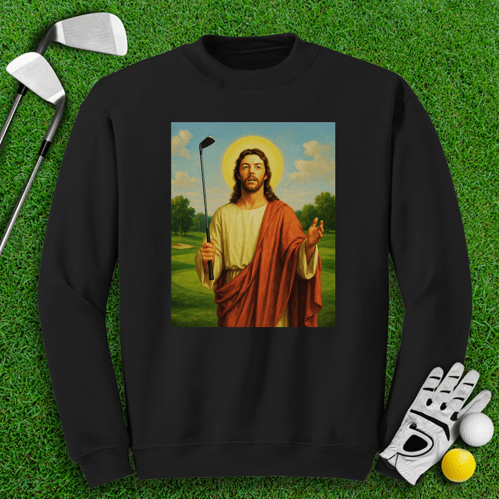 Jesus Rory McIlroy Crewneck - TeeHee Golf Gear